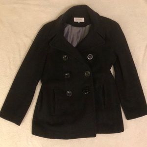 Calvin Klein double-breasted peacoat
